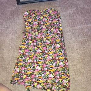 Strapless dress